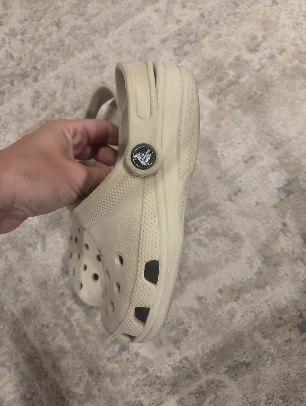 Size J2 Crocs In Bone - Picture 2 of 4